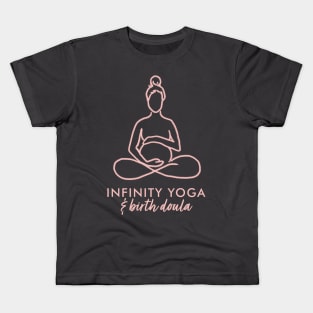 Infinity Yoga and Birth Kids T-Shirt